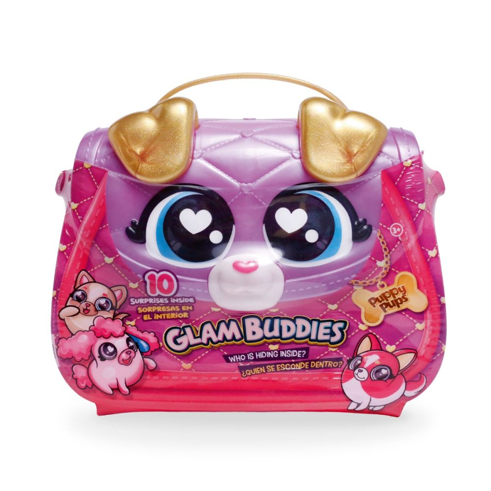 Jucarie de plus surpriza in gentuta Glam Buddies 10 surprize 19 x 17 cm culori diferite [7]