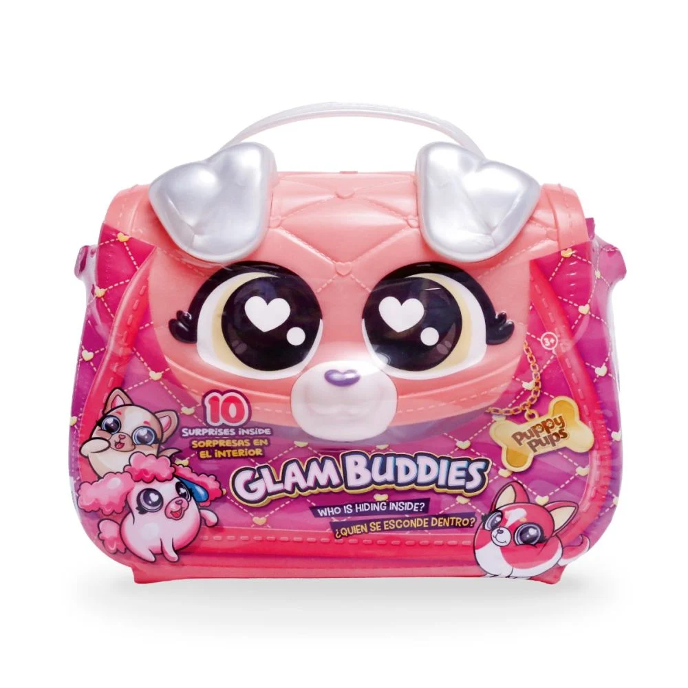 Jucarie de plus surpriza in gentuta Glam Buddies 10 surprize 19 x 17 cm culori diferite [6]