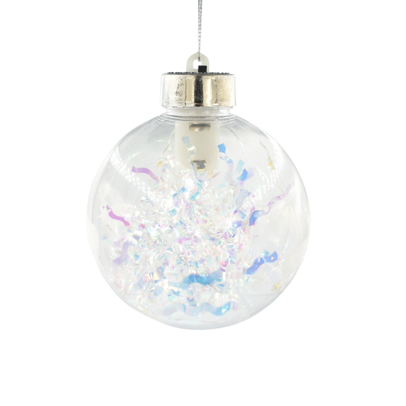 Glob Craciun 8 cm transparent [1]