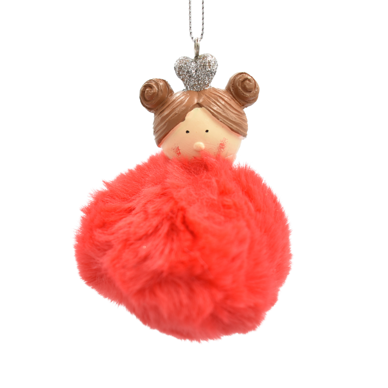 Glob cu fetita pompon 6.5x6.5x11cm [3]