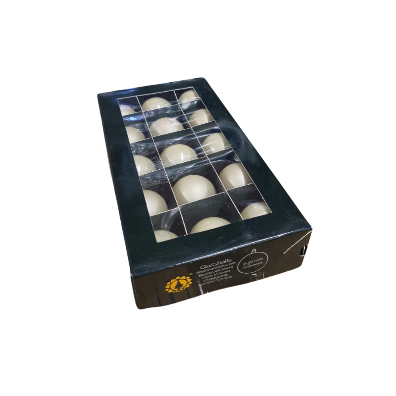 Glob sticla 4 cm Champagne Combi set 15 bucati [1]