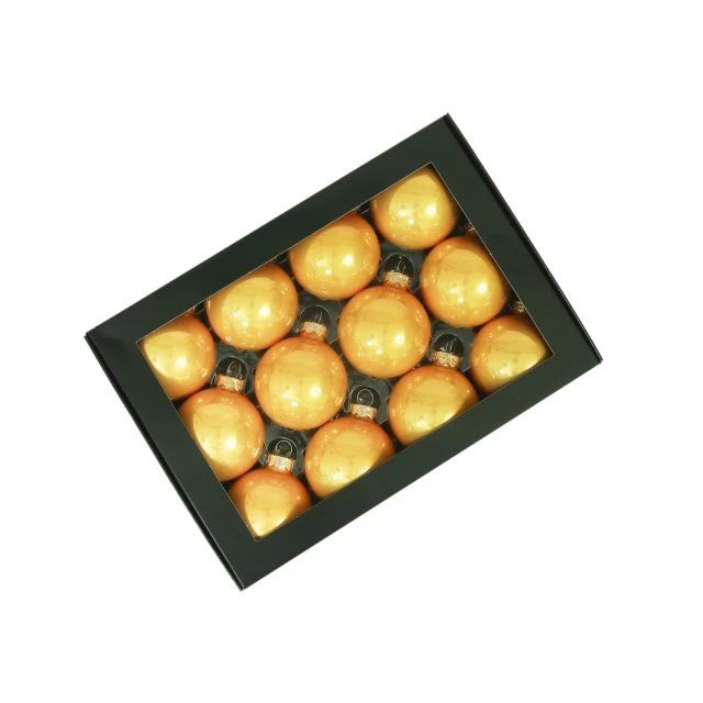 Glob sticla 5.7 cm gold opal set 12 bucati [1]