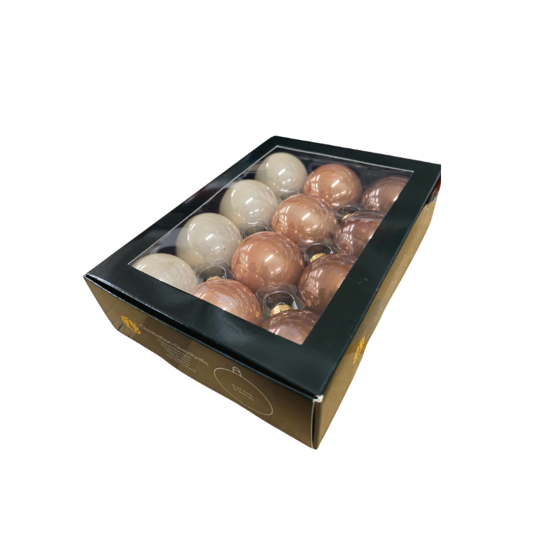 Glob sticla 5.7cm opal natural set 12 bucati [1]