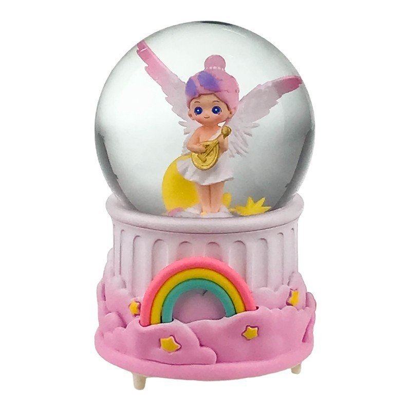 Glob sticla model inger 10x16 cm diverse culori [2]