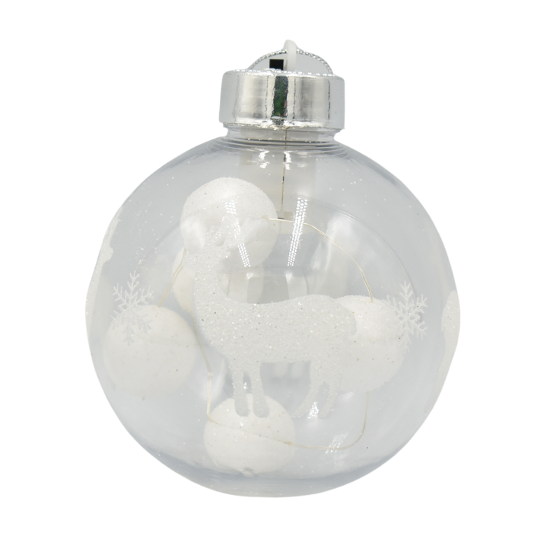 Glob cu led 8 cm transparent [1]