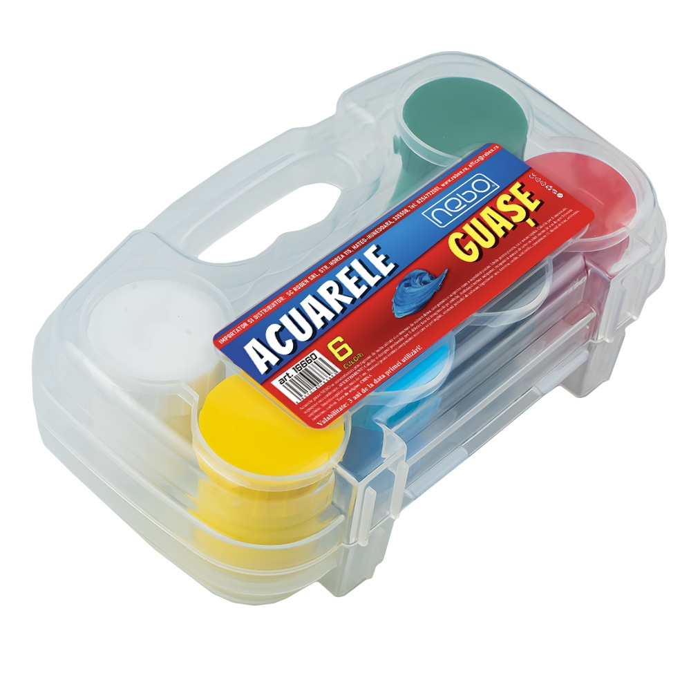 Guase 6 culori 20 ml Nebo [4]