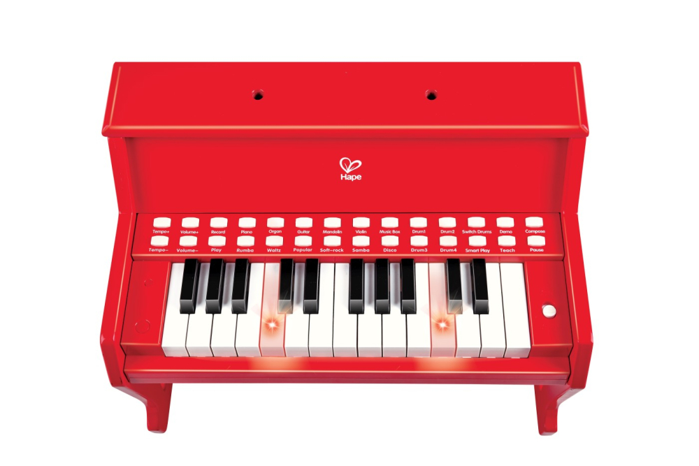 HAPE PIAN ELECTRONIC ROSU CU LUMINI [7]