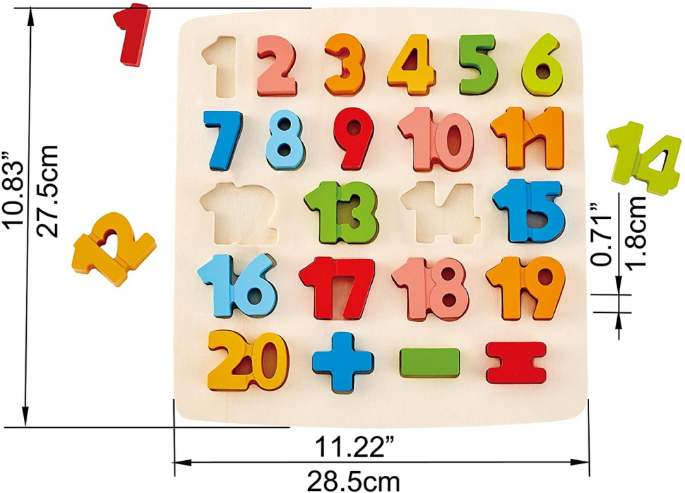 HAPE PUZZLE MATEMATICA CHUNKY [4]