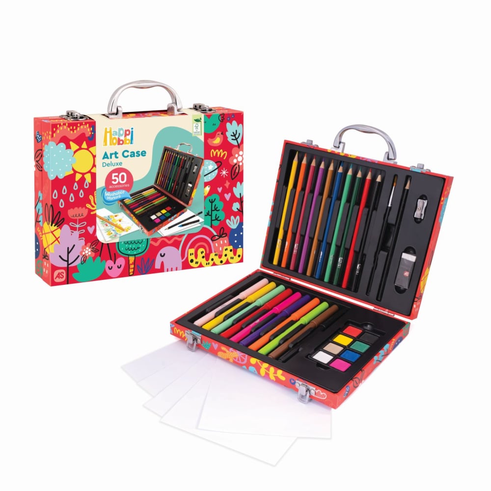 HAPPI HOBBI ART CASE SET DE DESEN DELUXE CU 50 DE ACCESORII LUMEA MEA [4]