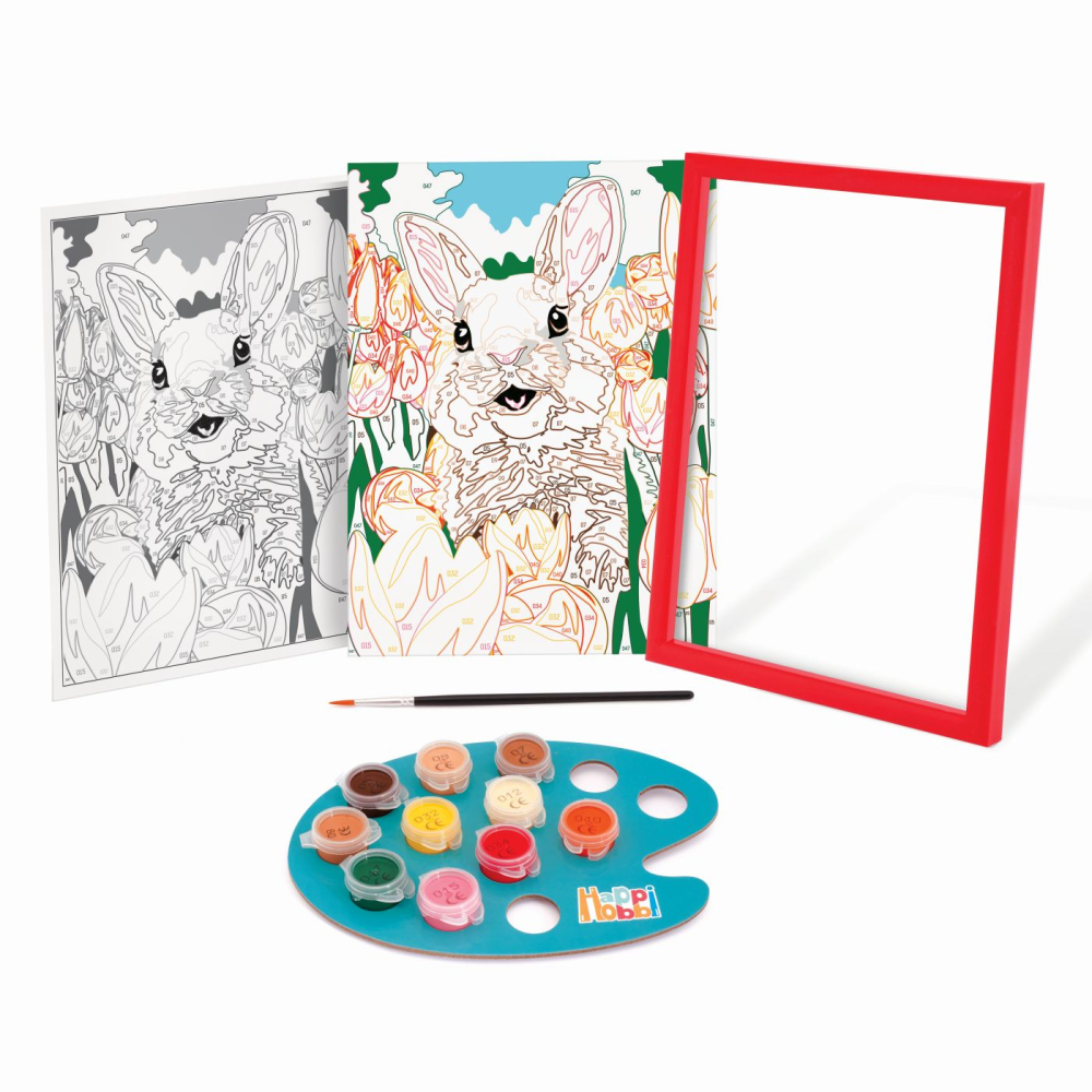 HAPPI HOBBI PICTEAZA SI INRAMEAZA IEPURAS VESEL [2]