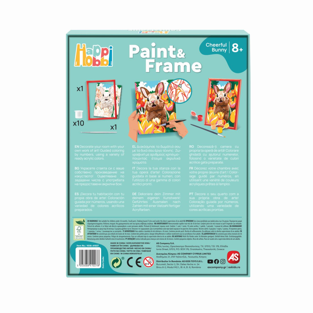 HAPPI HOBBI PICTEAZA SI INRAMEAZA IEPURAS VESEL [8]