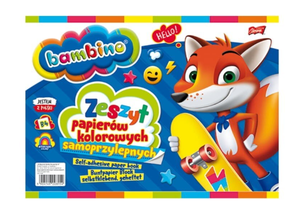 Hartie colorata autoadeziva Bambino B4 8 coli [2]