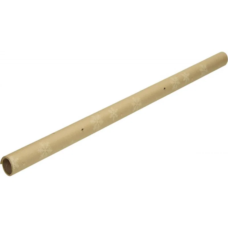 Hartie de impachetat  auriu cu stelute 70 x 200 cm [2]