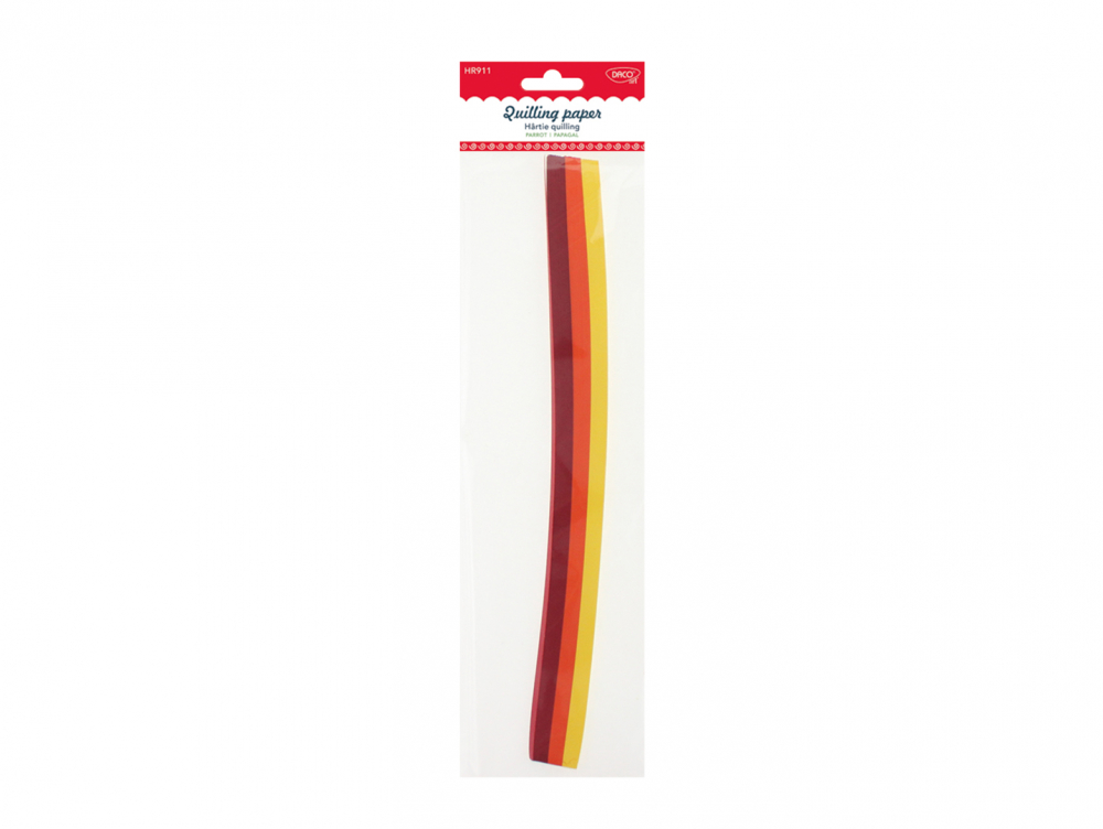 Hârtie quilling 30×0.5 cm 200/set Papagal Daco [1]