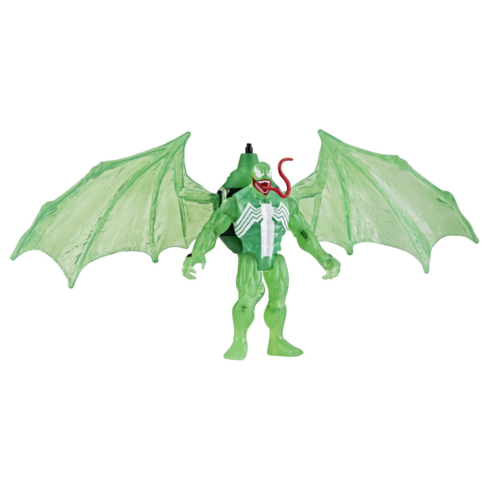 HASBSPIDERMAN SET VEHICUL SI FIGURINA GREEN SYMBIOTE 10CM [2]