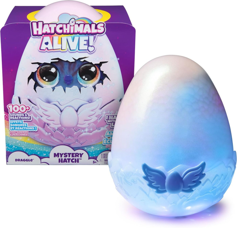 HATCHIMALS ALIVE MISTERY HATCH OU DRAGGLE [1]