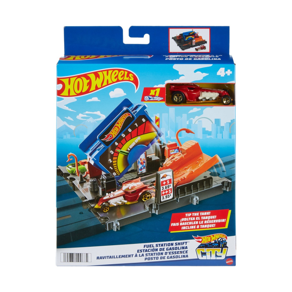HOT WHEELS CITY EXPLORER PISTA FUEL STATION SHIFT [1]