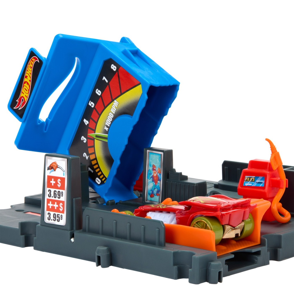 HOT WHEELS CITY EXPLORER PISTA FUEL STATION SHIFT [2]