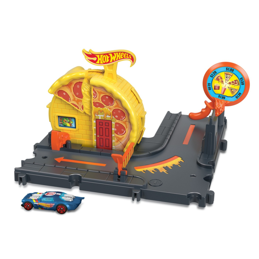 HOT WHEELS CITY EXPLORER SPEEDY PIZZA PICK UP [2]
