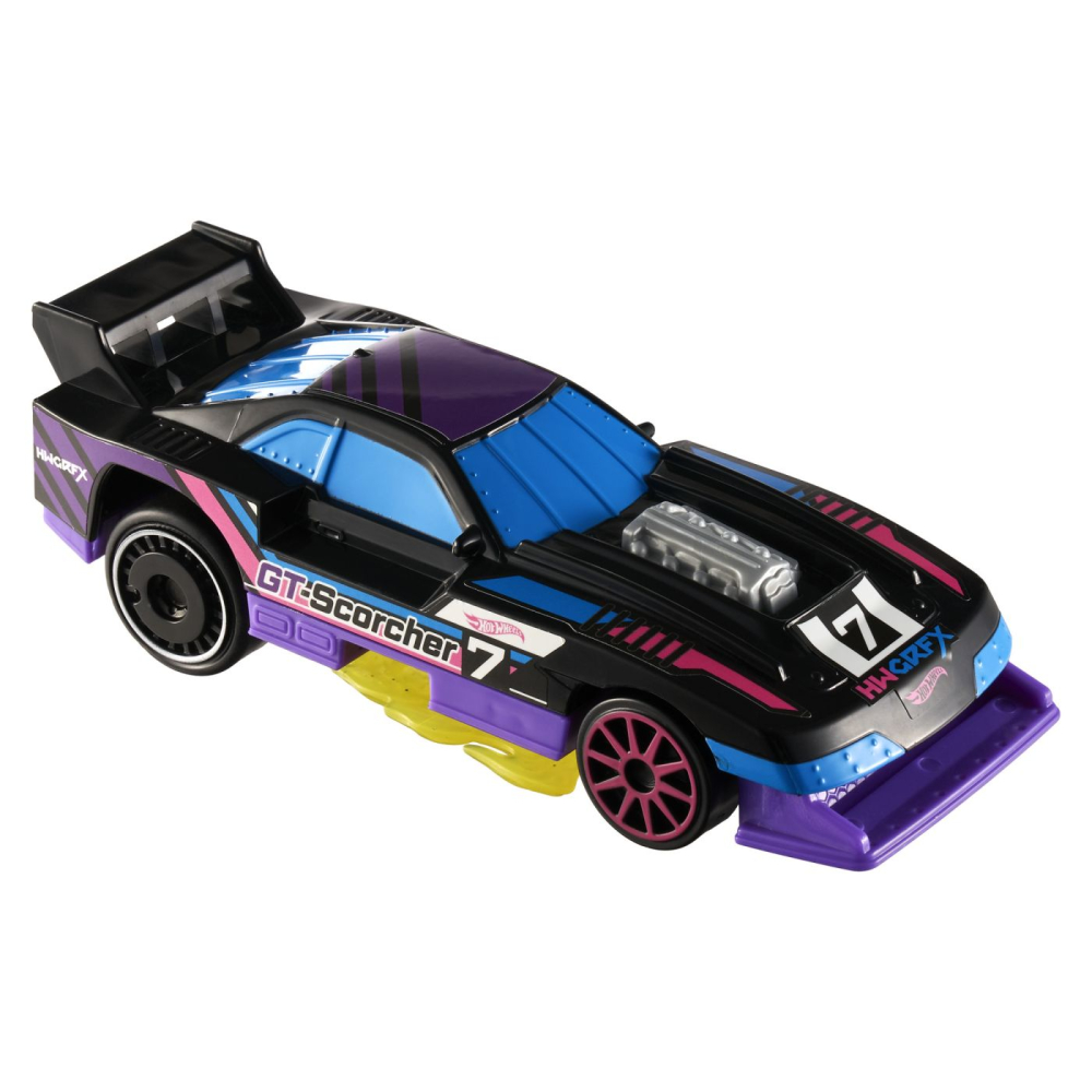 HOT WHEELS LETS RACE ACTIVATE MASINUTA GT SCORCHER  SCARA 1 LA 32 [2]