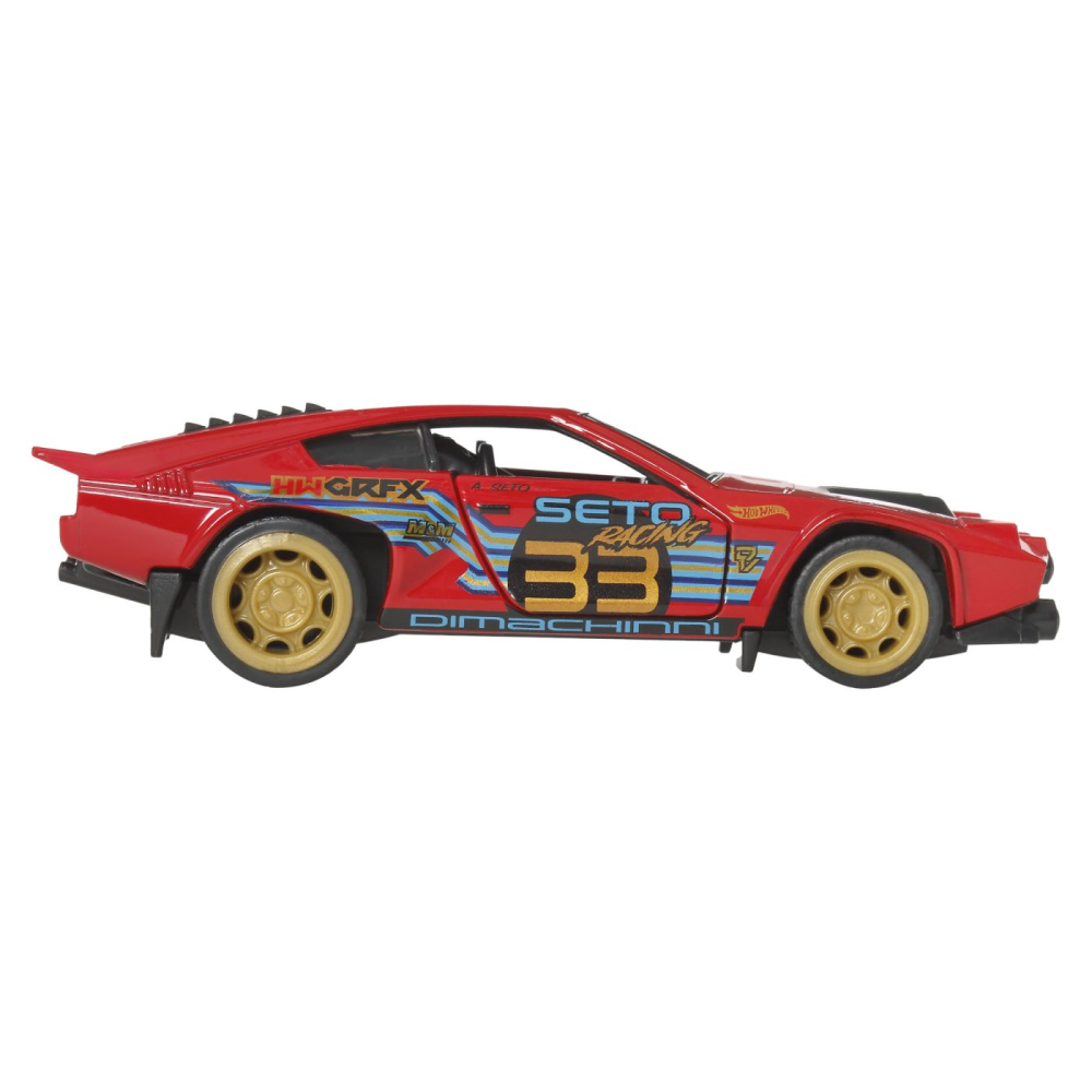 HOT WHEELS MASINUTA METALICA CU SISTEM PULL BACK DIMACHINNI VELOCE NIGHT BURNERZ SCARA 1:43 [4]