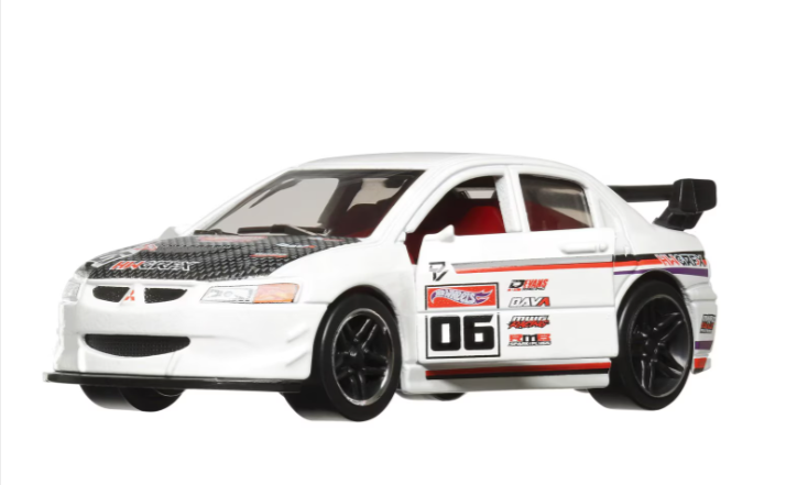 Masinuta metalica Hot Wheels Pull Back Lancer Evolution IX 1:43 [2]