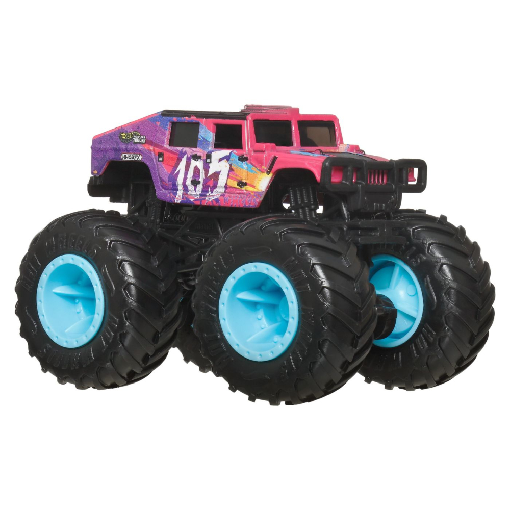 HOT WHEELS MONSTER TRUCK MASINUTA HUMVEE 4-CT FASTBACK SCARA 1:64 [5]