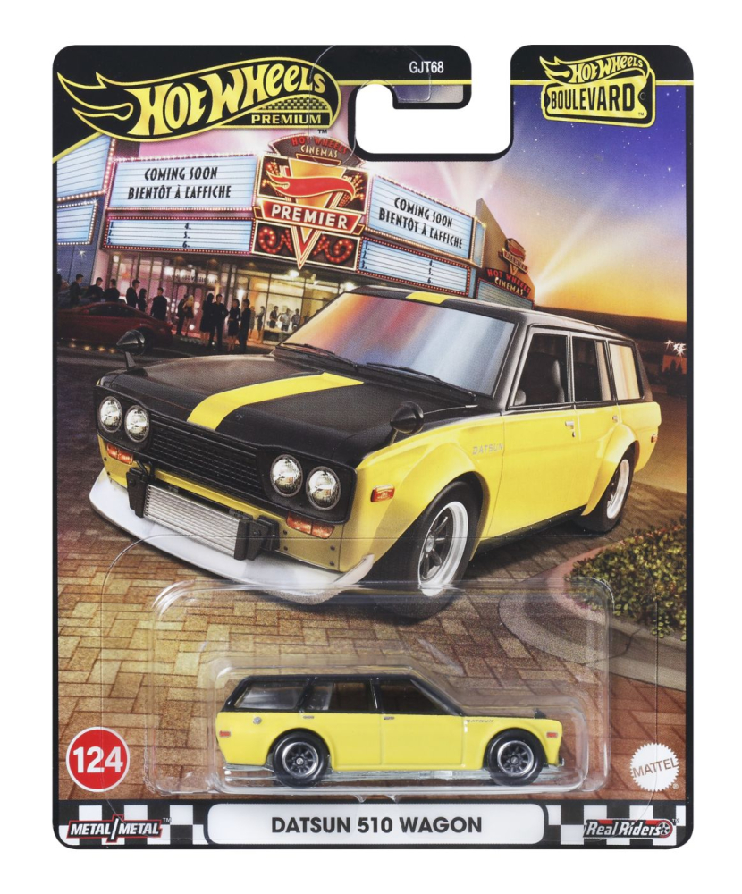 HOT WHEELS PREMIUM BOULEVARD MASINUTA METALICA DATSUN 510 WAGON SCARA 1:64 [1]