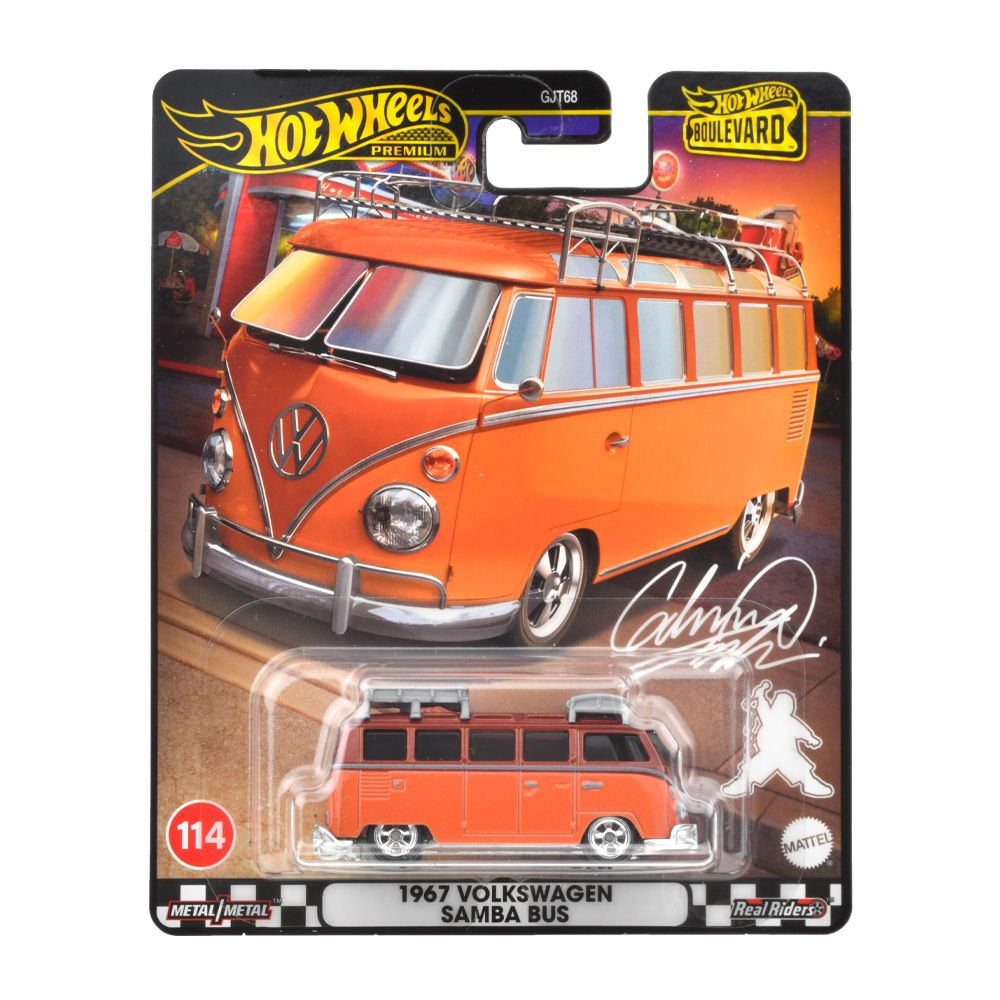 HOT WHEELS PREMIUM BOULEVARD MASINUTA METALICA VOLKSWAGEN SAMBA BUS SCARA 1:64 [1]