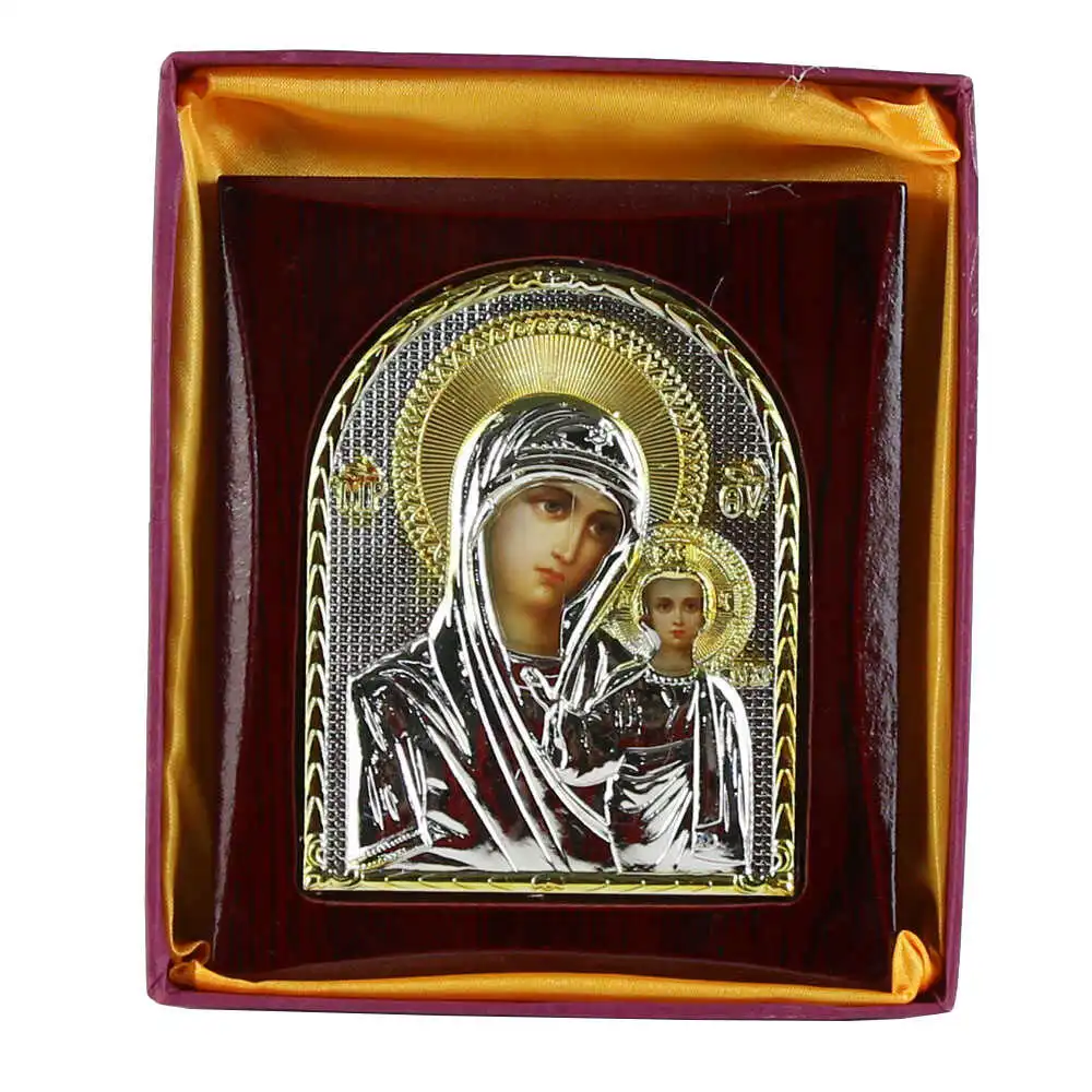Icoana pe lemn relief 11 x 13 cm modele diferite [2]