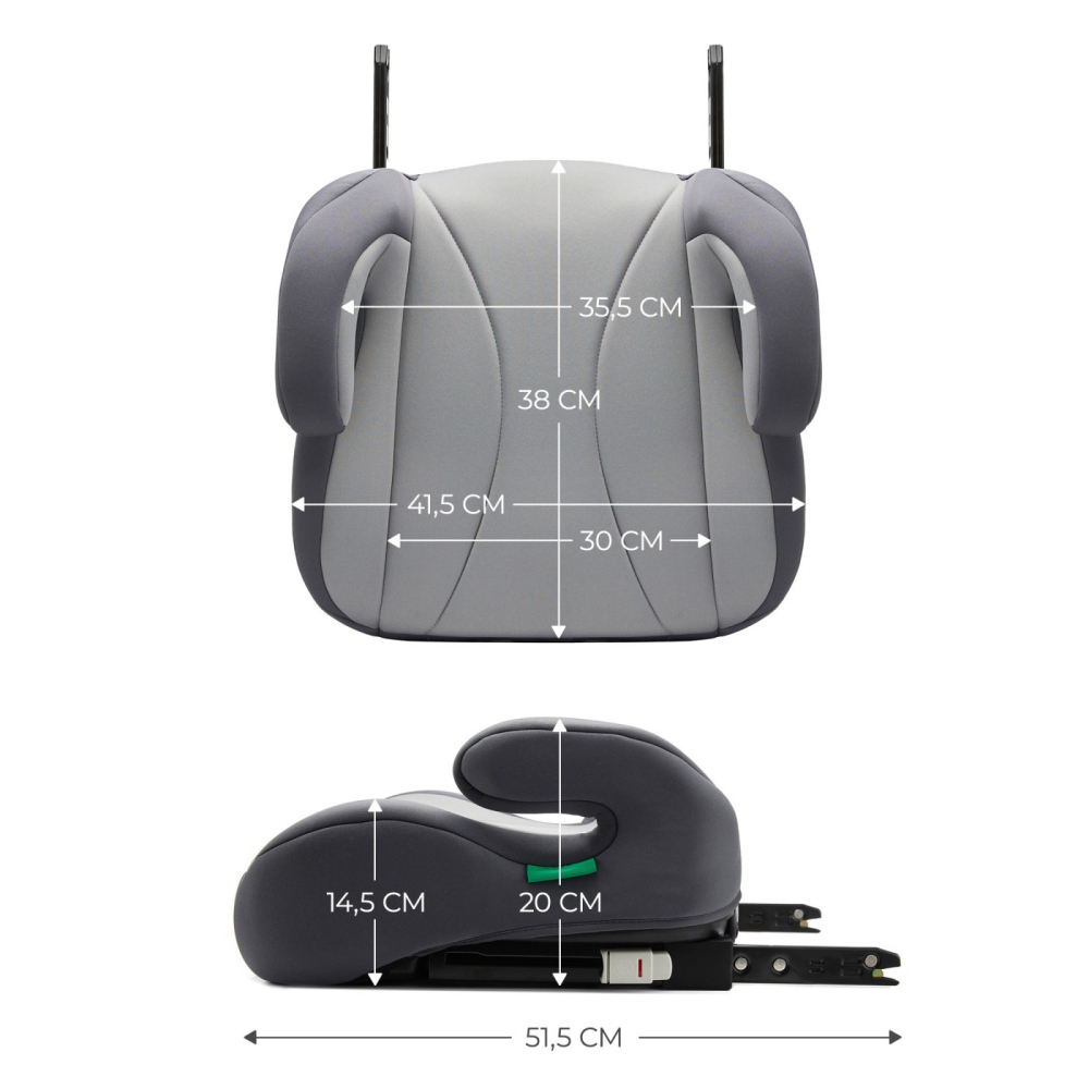 INALTATOR AUTO KINDERKRAFT BOOST, I-SIZE 135-150 CM, GREY [7]