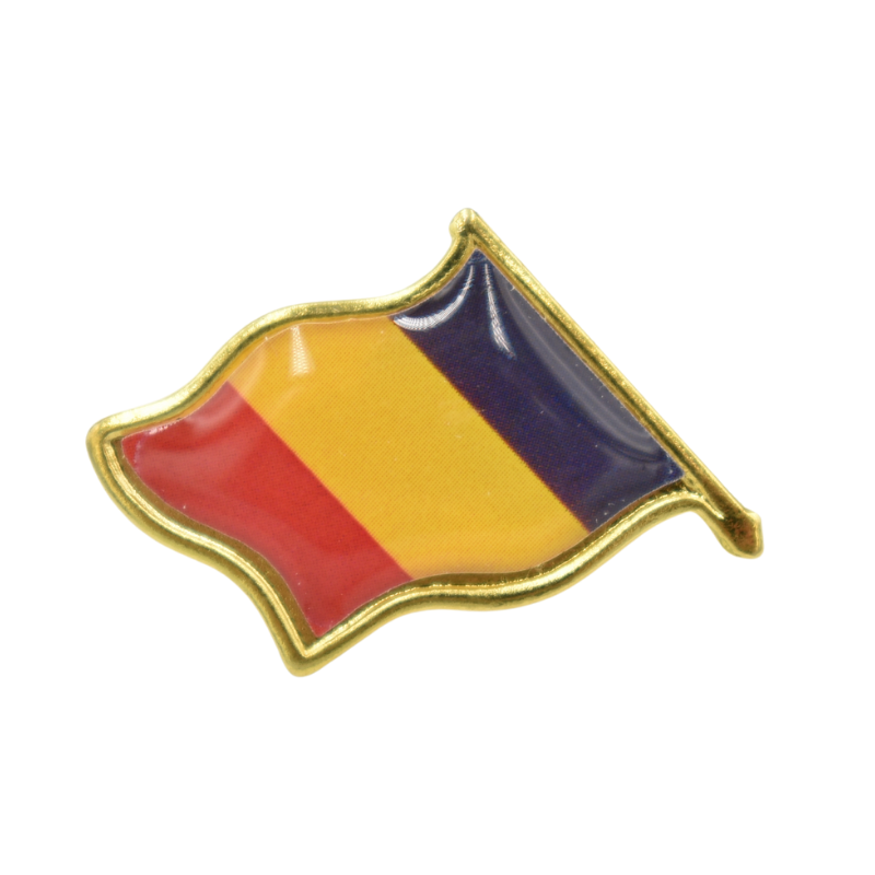 Insigna steag Romania 2 cm metal [1]
