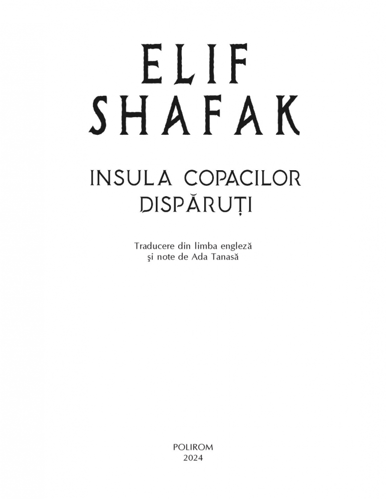 Insula copacilor disparuti – Elif Shafak [3]
