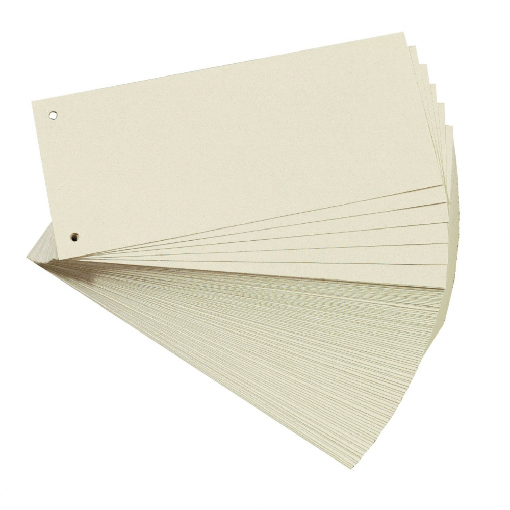Intercalator carton reciclat 10.5x24 cm set 100 Herlitz [1]