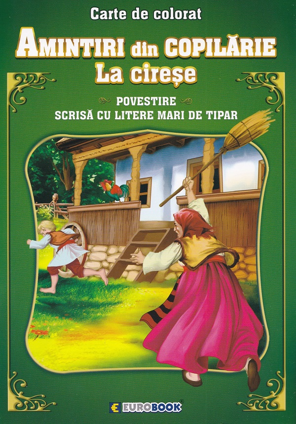 Amintiri din copilarie La cirese Carte de colorat [1]
