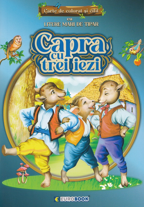 Capra cu trei iezi Carte de colorat [1]
