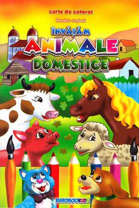 Invatam animale domestice Carte de colorat [1]