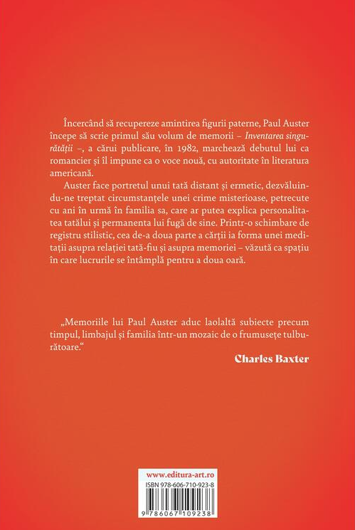 Inventarea singuratatii - Paul Auster [2]