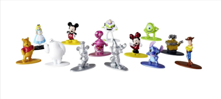 Figurina metalica surpriza Jada Toys Disney 100 Nano Metalfigs modele diferite [2]