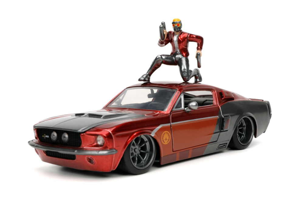 Set Marvel - Ford Mustang Shelby GT-500 1967 + Figurina Jada Toys [4]