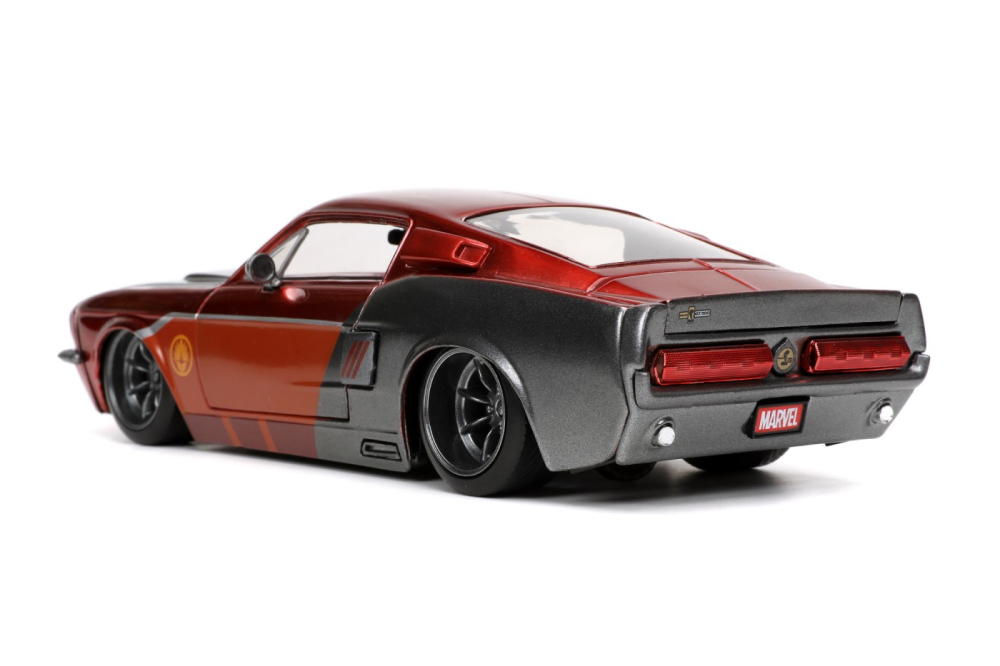 Set Marvel - Ford Mustang Shelby GT-500 1967 + Figurina Jada Toys [6]