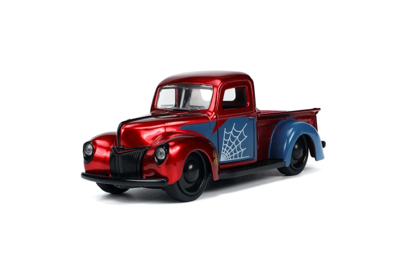 Set masinuta metalica Jada Marvel Ford Pick Up scara 1:32 si figurina Spider Man [5]