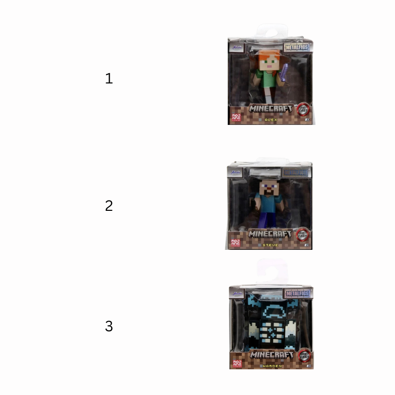 Jada Minecraft Figurina Metalica 6.5 cm modele diferite [2]