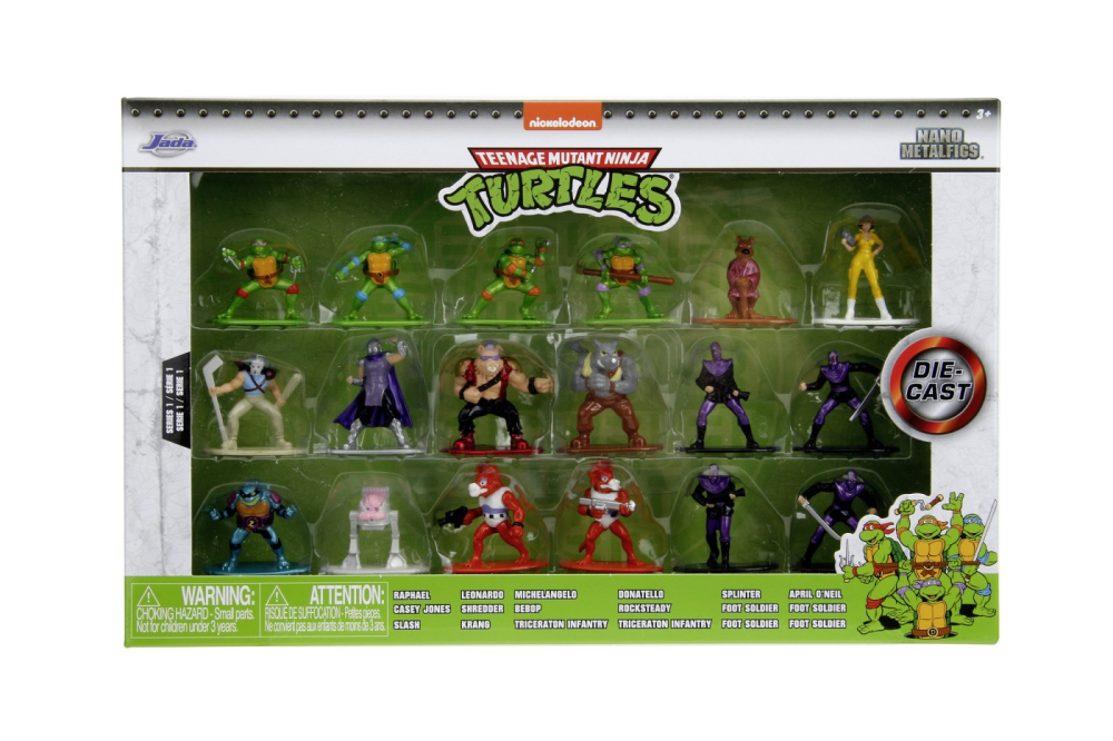 JADA NANOFIGURINE METALICE TESTOASELE NINJA 18 FIGURINE 4CM [1]