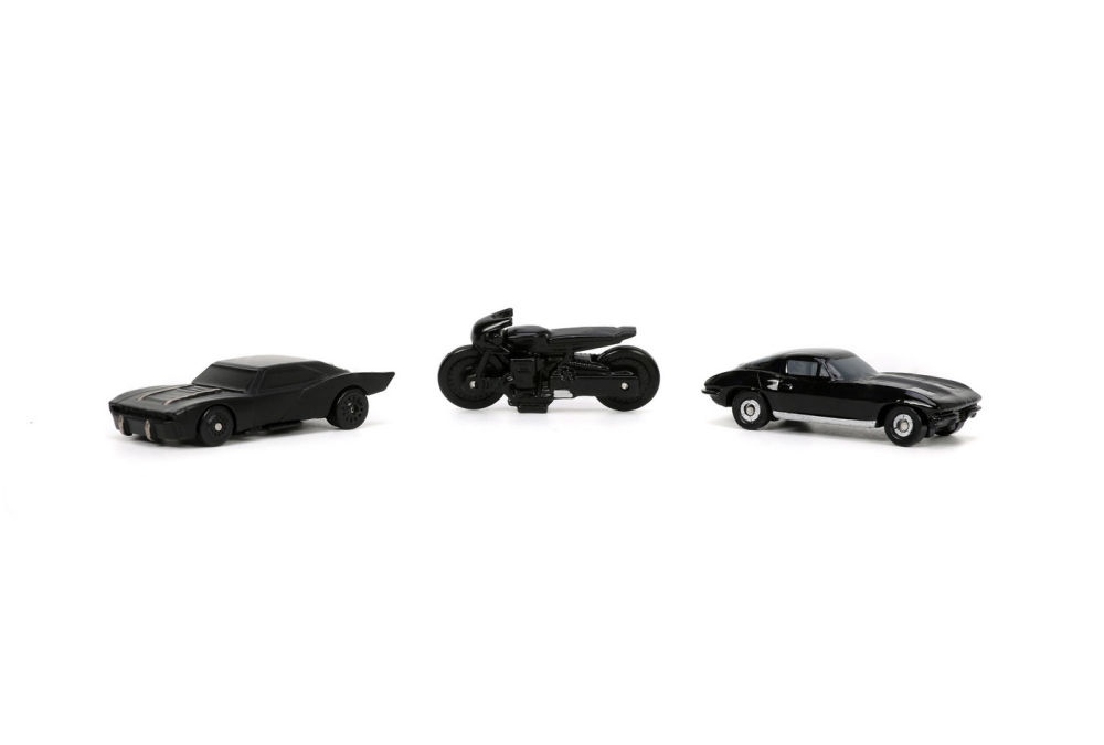 Set 3 masinute metalice Jada Toys The Batman Nano Hollywood Rides 4 cm [5]