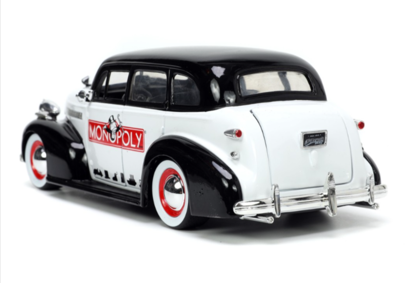 Set figurina si masinuta Jada Toys Monopoly 1939 Chevrolet Master Deluxe [5]