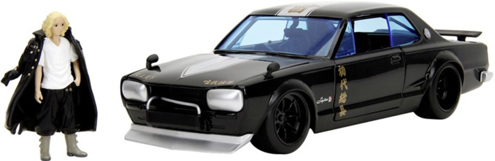 Set masinuta metalica Nissan Skyline GTR + figurina Mikey Tokyo Revengers [2]