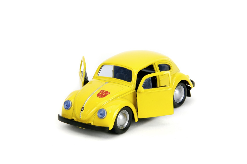JADA TRANSFORMERS MASINUTA METALICA BUMBLEBEE VOLKSWAGEN BEETLE SCARA 1:32 [2]