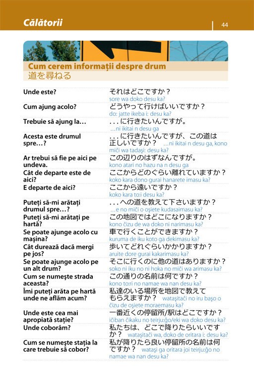Japoneza - Ghid de conversatie roman-japonez cu dictionar si gramatica [3]