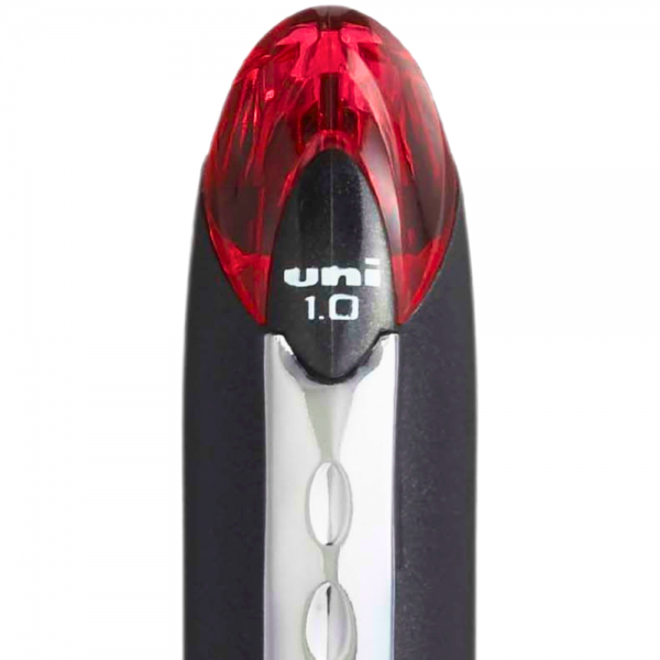 Pix Jetstream Uni-ball rosu 1.0mm cu capac corp negru cu detalii rosii [2]